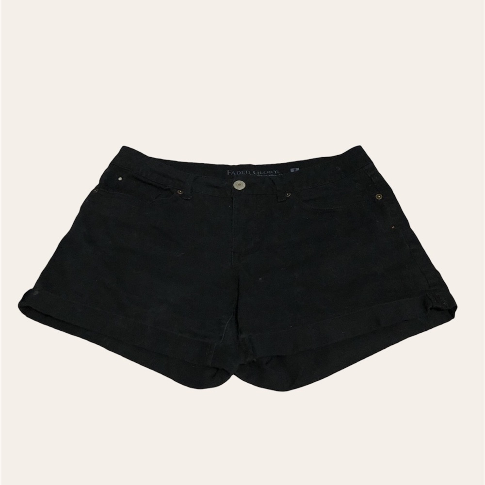 Faded Glory Black Jean shorts